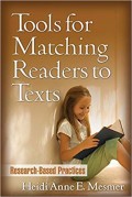 Tools For Matching Readers To Texts : Research-Based Practices