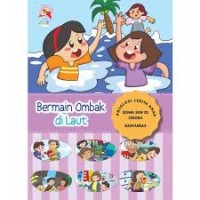 Bermain ombak di laut/Siswa SDN 02 Cidora Banyumas