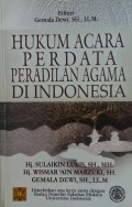 Hukum Acara Perdata Peradilan Agama Di Indonesia/Sulaikin Lubis