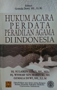 Hukum Acara Perdata Peradilan Agama Di Indonesia/Sulaikin Lubis