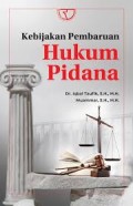 Hukum Pidana di Indonesia Untuk Fakultas Syari'ah komponen MKK/Pipin Syarifin