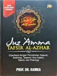 Juz Amma tafsir Al Azhar Juzu 30 Juzu Amma/Hamka