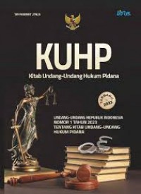 KUHP kitab undang-undang hukum pidana/Tim Litnus