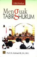Menguak tabir hukum/Achmad Ali