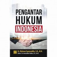 Image of Pengantar hukum indonesia/Rahman Syamsuddin