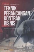 Hukum Perjanjian Teknik Perancangan Kontrak BVisnis/ Ricardo Simanjuntak