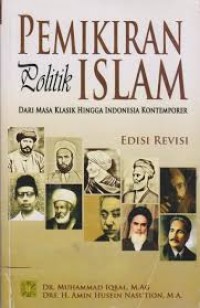 Pemikiran politik islam ed. revisi/Muhammad Iqbal