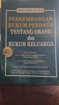Perkembangan hukum perdata tentang orang dan hukum keluarga/ Djaja S. Meliala