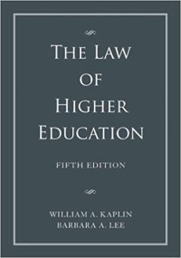 The Law of Higher Education