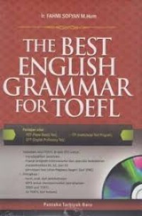 The best english grammar for toefl/Fahmi Sofyan