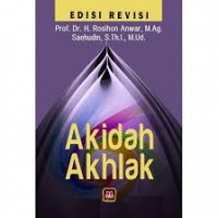 Akidah Akhlak edisi revisi/Rosihan Anwar