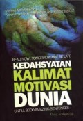 Kedahsyatan Kalimat Motivasi Dunia/Desy Ambarwati