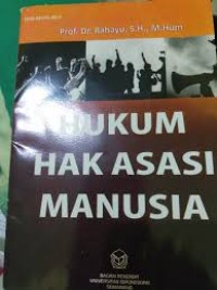 Hukum hak asasi manusia/Rahayu
