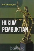 Hukum Pembuktian/R. Subekti