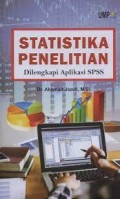 Statistika penelitian dilengkapi aplikasi spss/Akhmad Jazuli